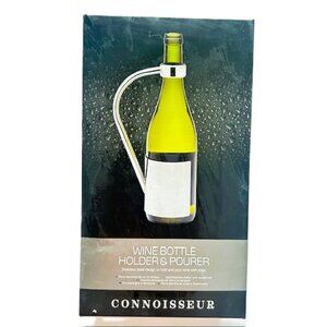 Connoisseur Wine Bottle Holder and Pourer Stainless Steel Brand New